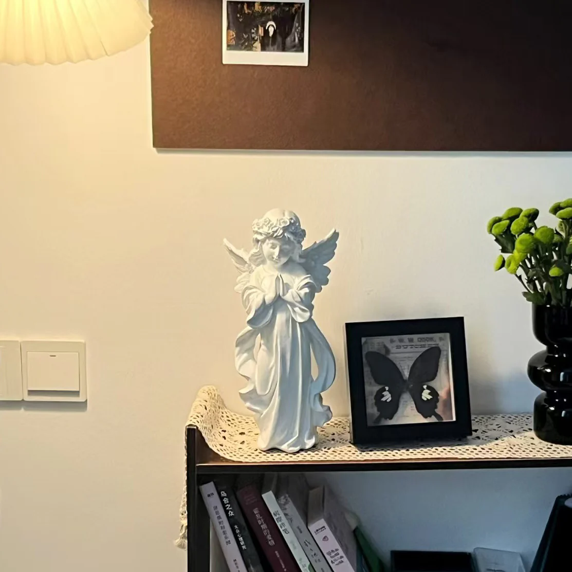 Angel Alice Little Girl Statue | Storybook Guardian, Whimsical Desk Decor - Image 4