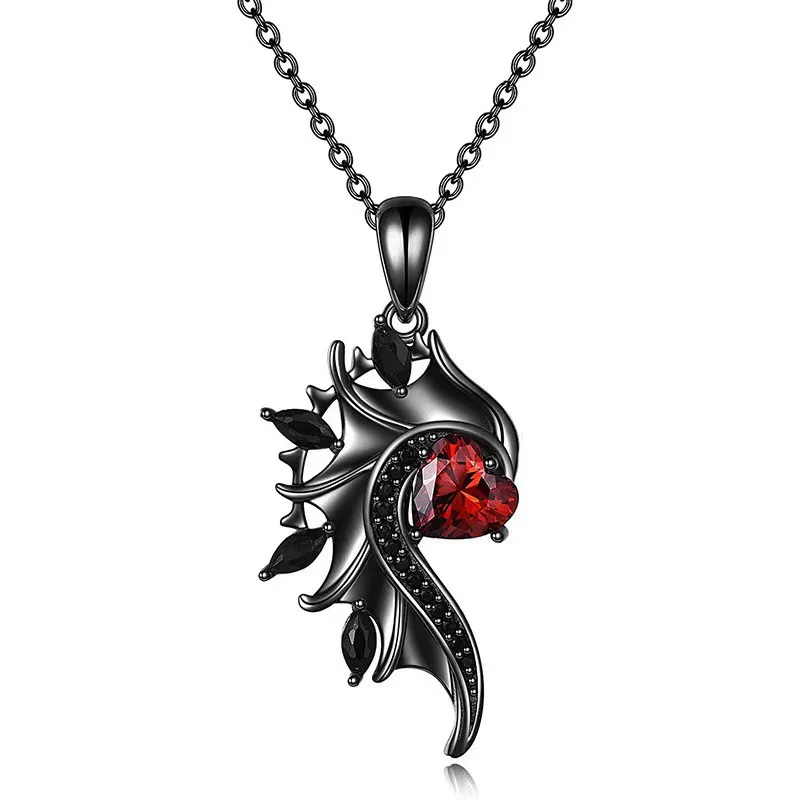 Angel & Demon Wings Couple Pendant Necklace Amen Artisan - Image 4