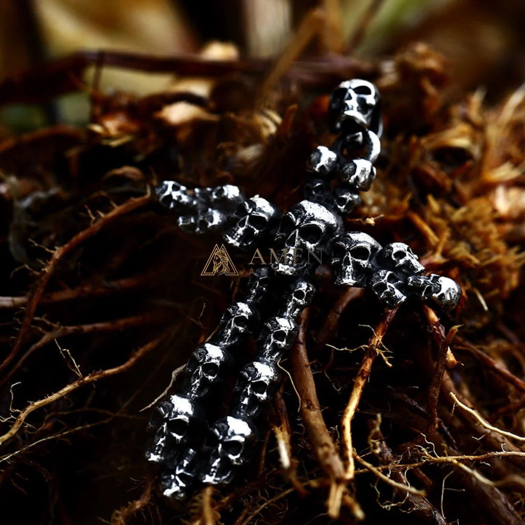Calvary Cross Pendant Necklace Amen Artisan - Image 2