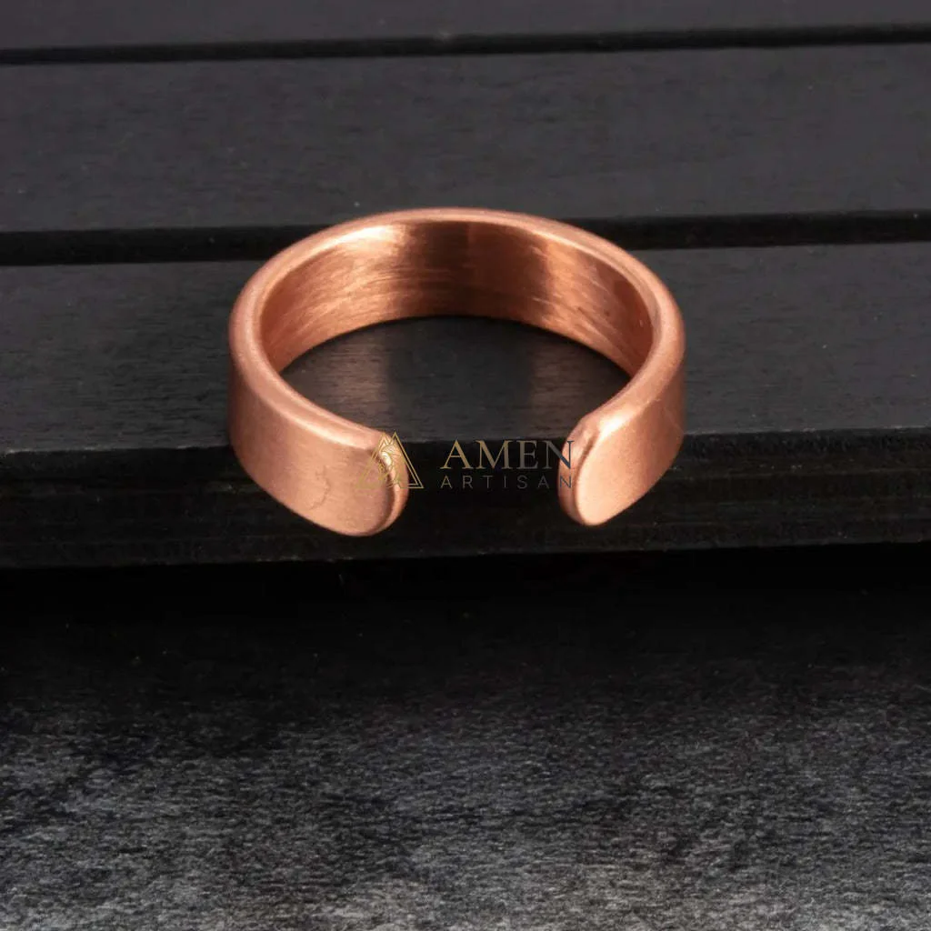 Copper Jesus Magnetic Ring Amen Artisan - Image 3