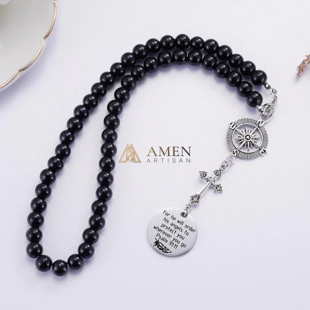 Cross Scripture Protection Car Charm Amen Artisan - Image 2