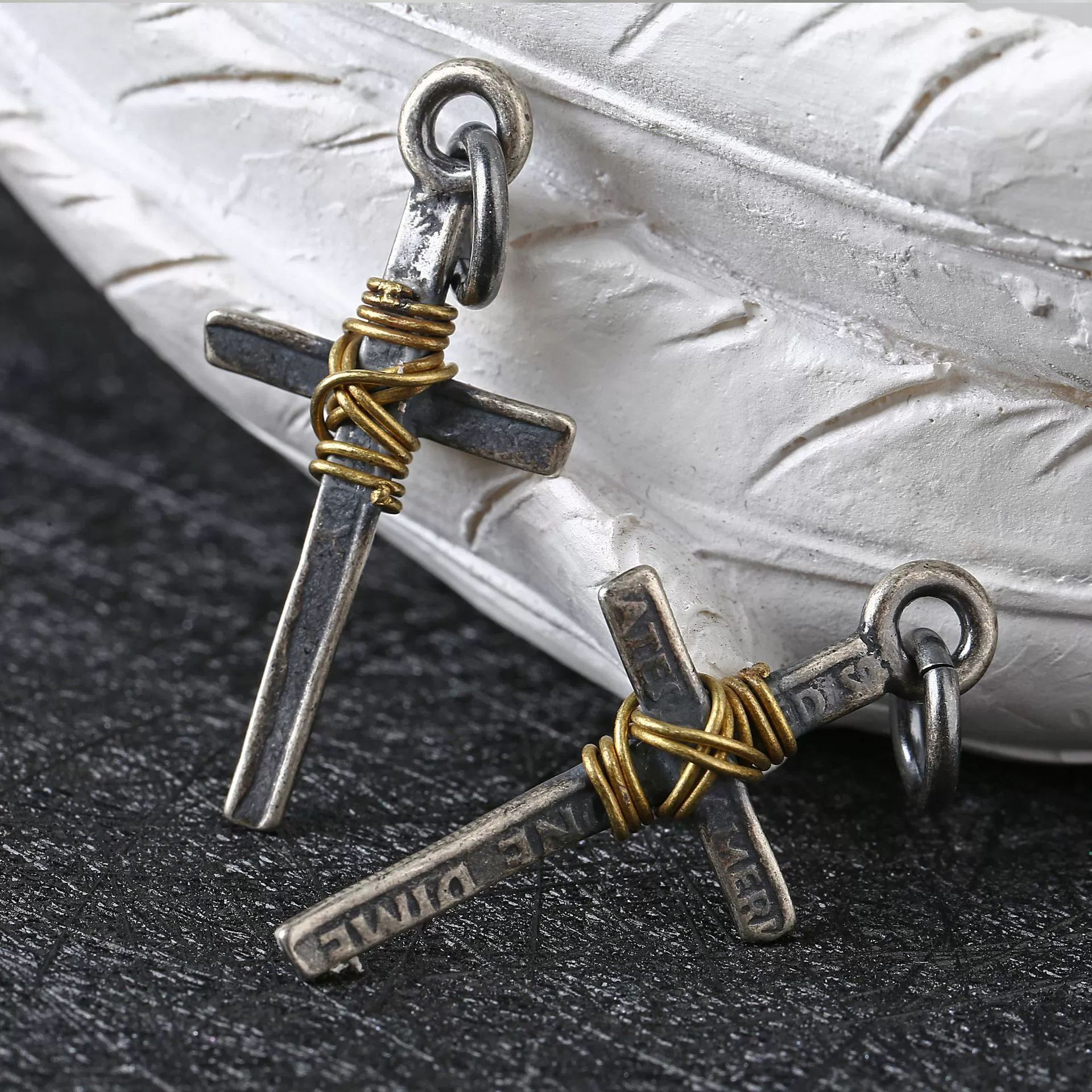 Amen Artisan Cross-Wrapped Pendant Necklace - Image 4