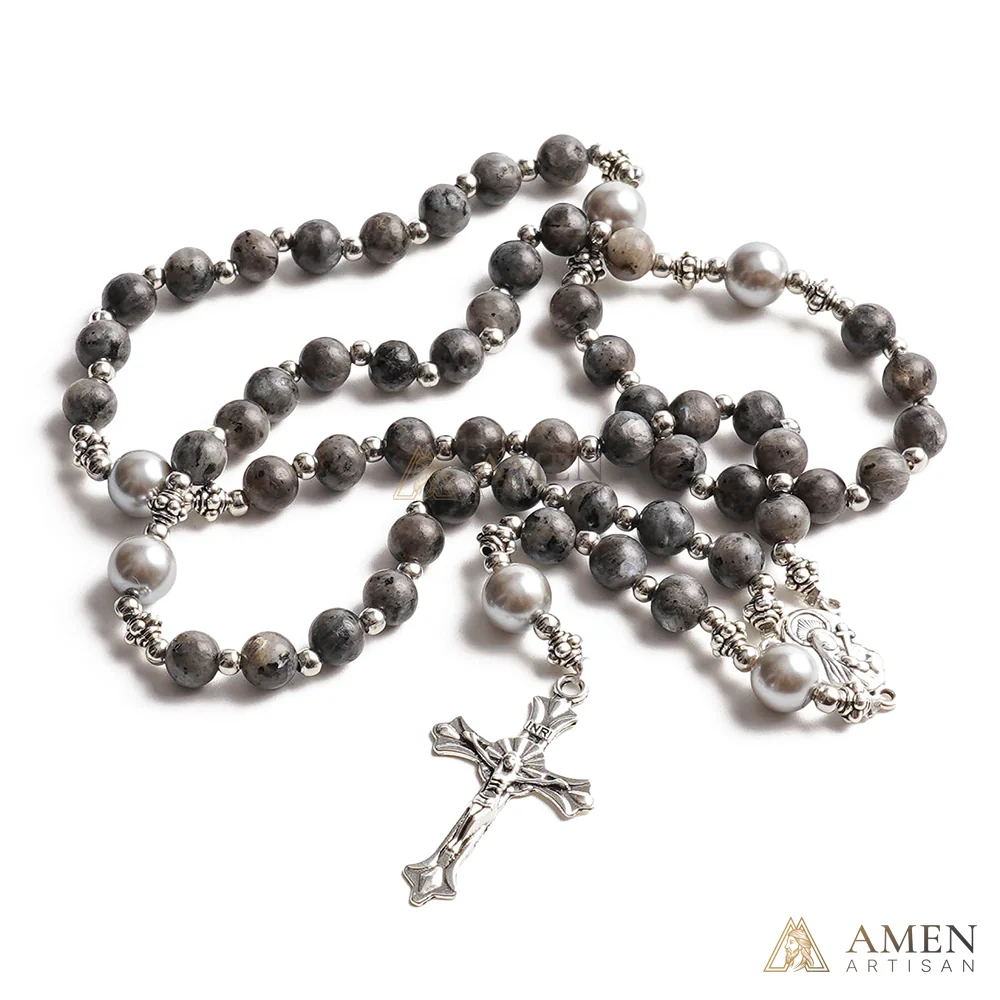 【Deal Today】Black Labradorite Rosary - Image 2