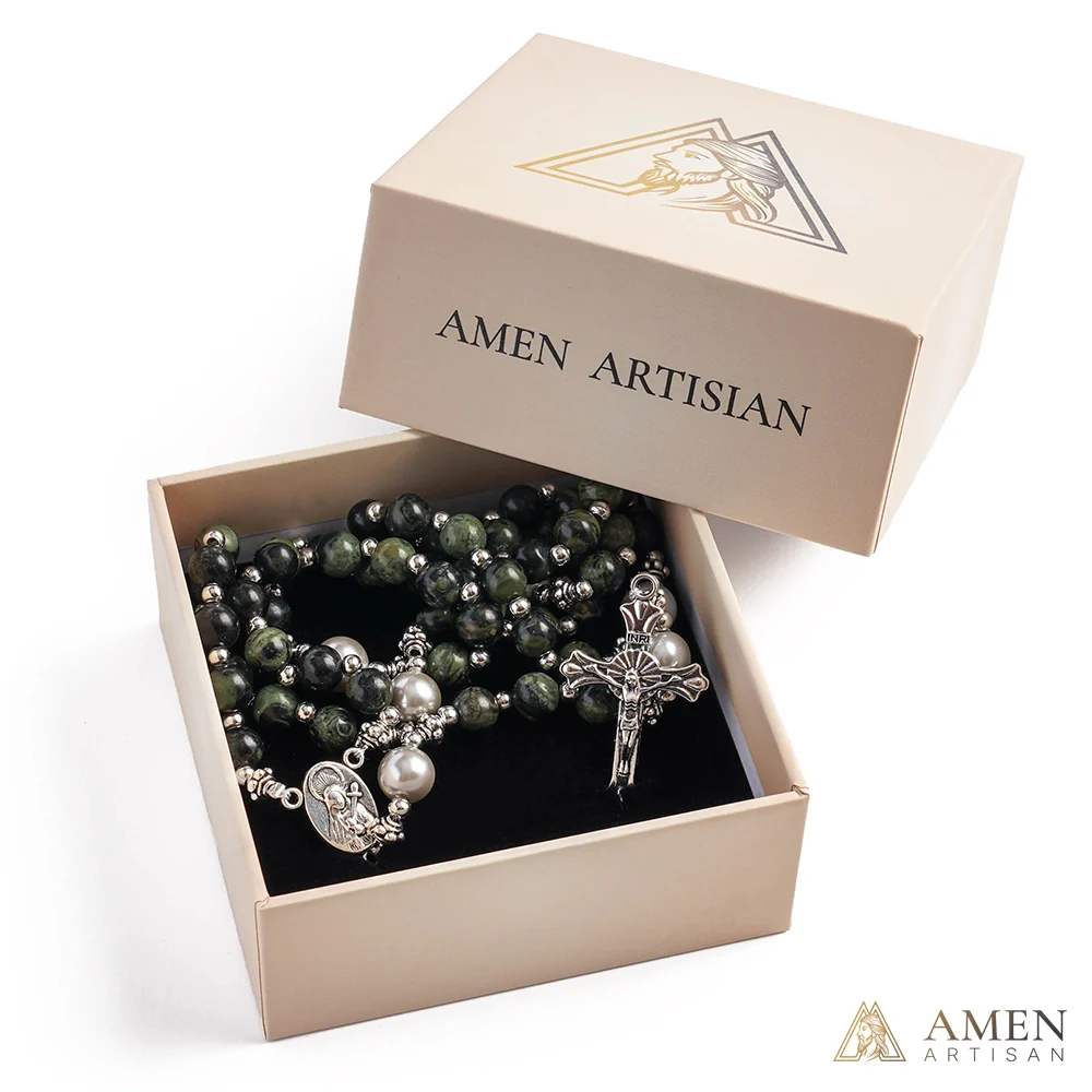 【Deal Today】Kambamba Jasper Rosary - Image 5