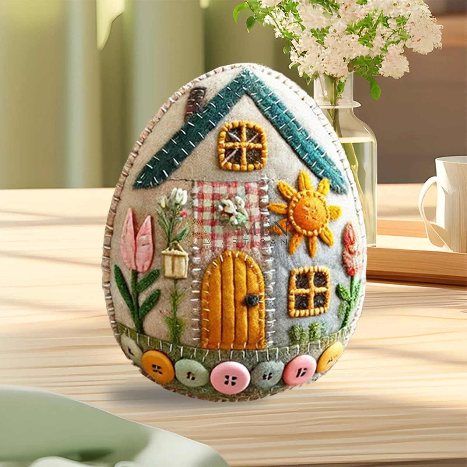 Easter Felt Egg Ornaments Amen Artisan - Image 13