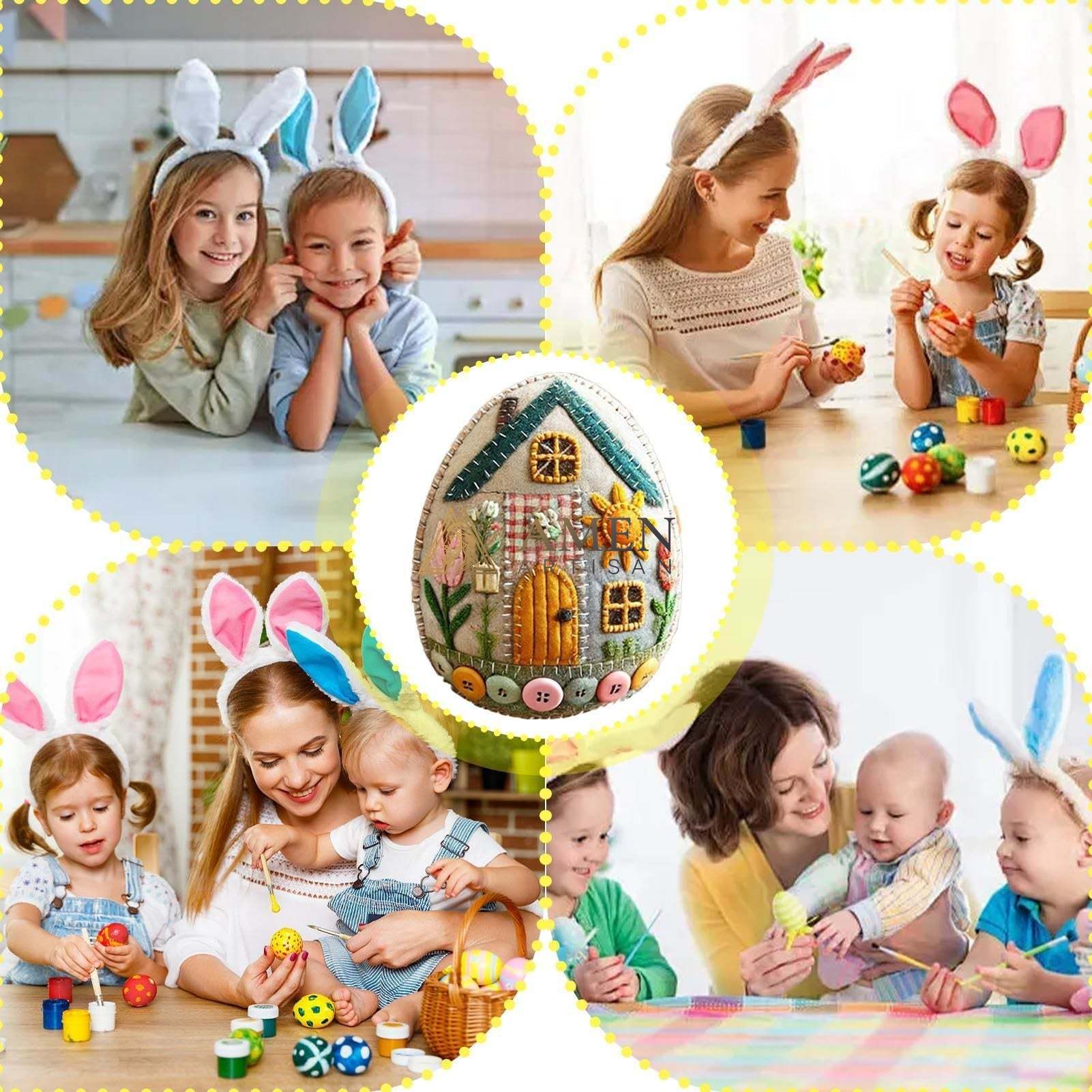 Easter Felt Egg Ornaments Amen Artisan - Image 2