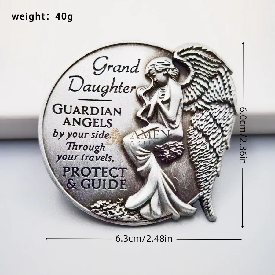 Guardian Angel Car Visor Clip Collection Amen Artisan - Image 4
