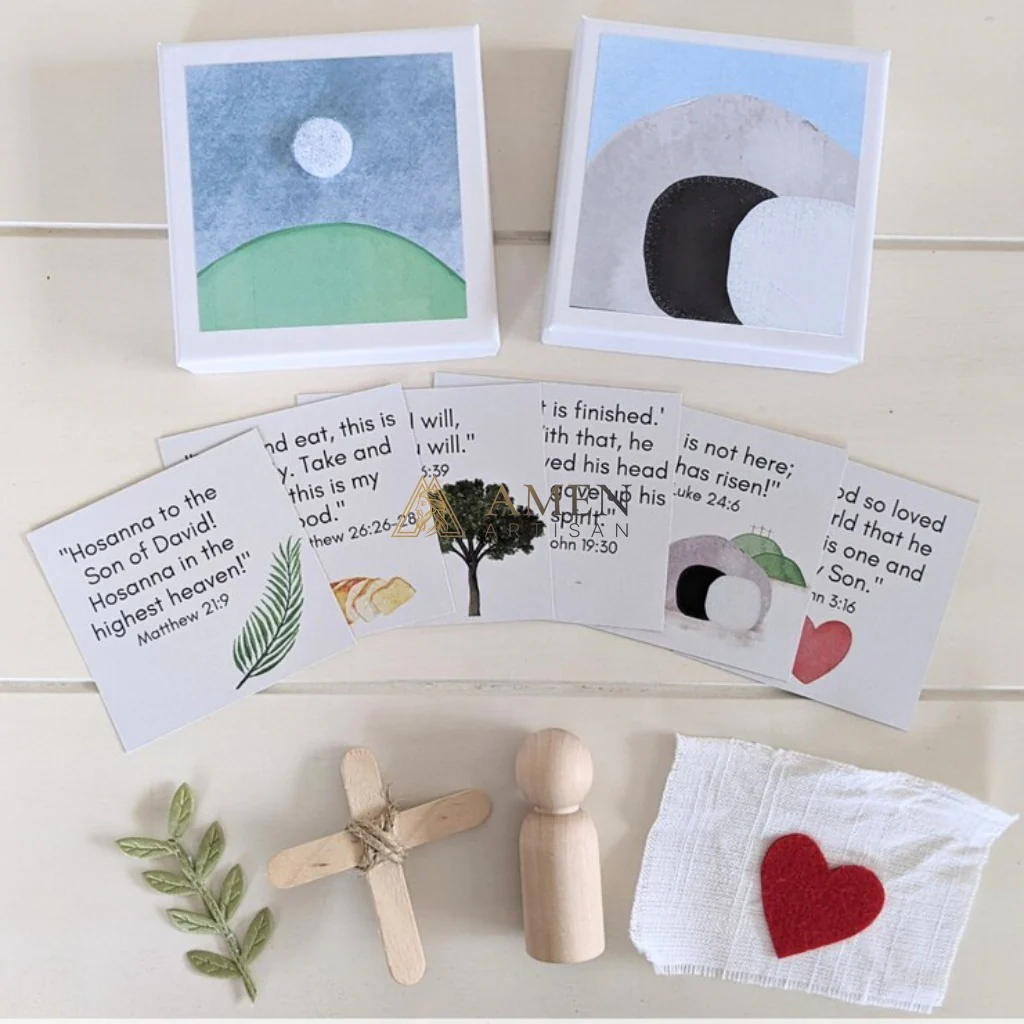 Handcrafted Easter Holy Week Box Gift Set Amen Artisan - Image 11