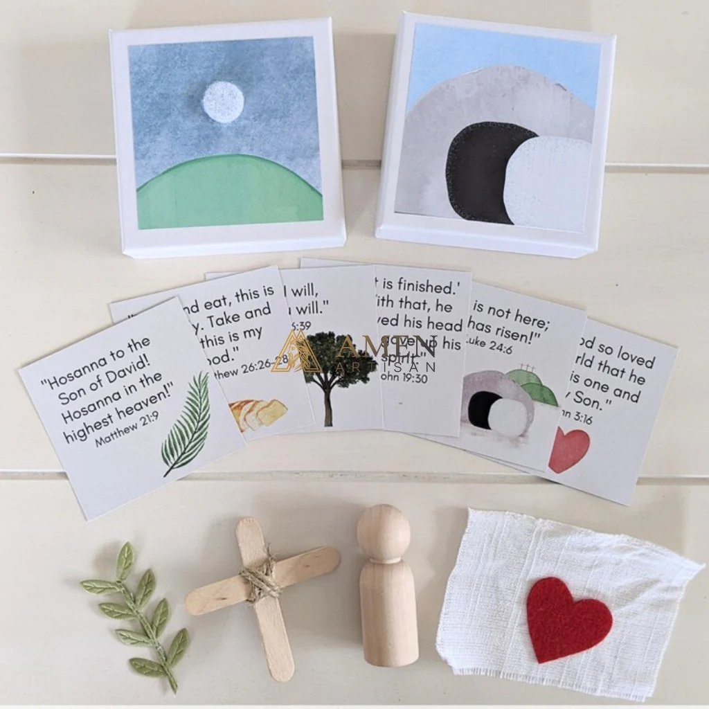 Handcrafted Easter Holy Week Box Gift Set Amen Artisan - Image 9