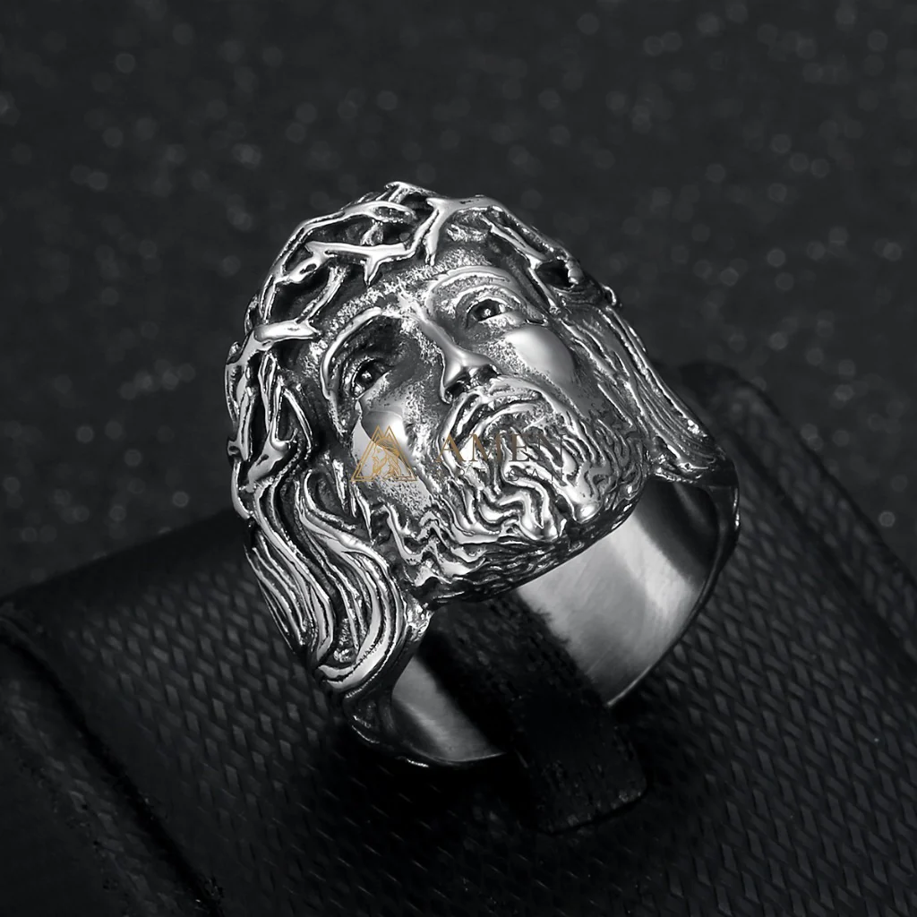 Jesus Crown of Thorns Ring Amen Artisan - Image 5