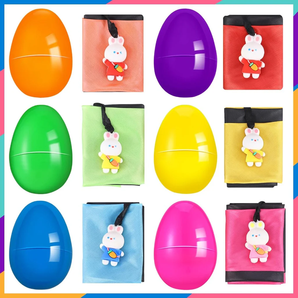 Prefilled Easter Eggs with Colorful Bunny Parachute Easter Egg Gift Set Amen Artisan - Image 5