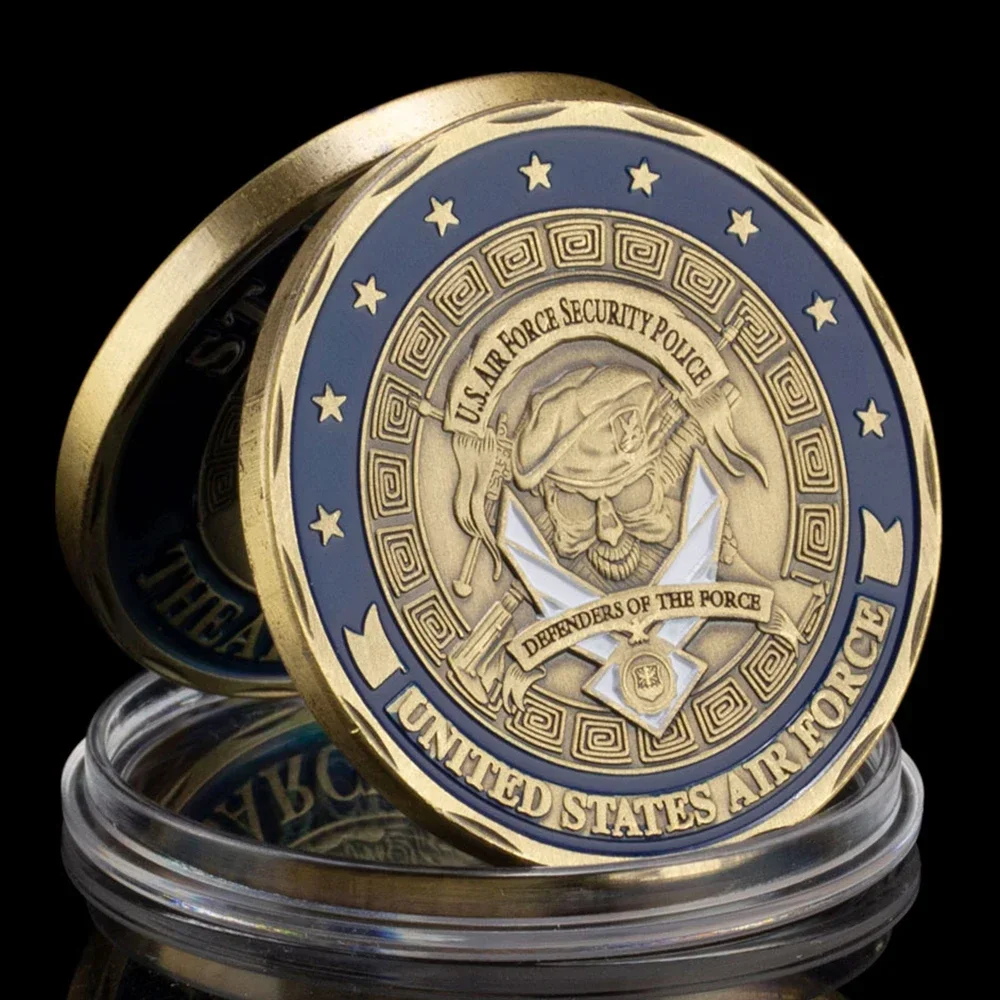 St Michael Challenge Coin – Defenders of the Force Commemorative Medal - Amen Artisan - Image 2